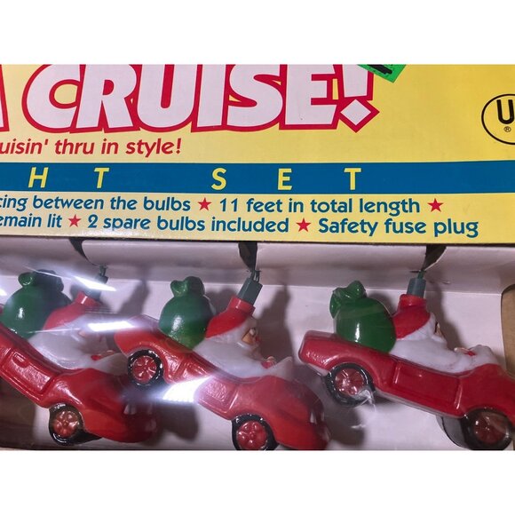 Club Santa Santa Cruise 10 Light Set - Indoor/Outdoor Use - Santa Cruisin' in St - Picture 3 of 10